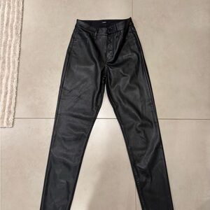 Express Black Skinny Leg Pants Size 0R